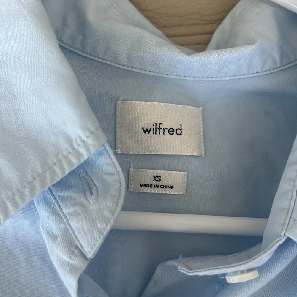 Wilfred Reminisce Relaxed Poplin Shirt - Picture 4 of 6